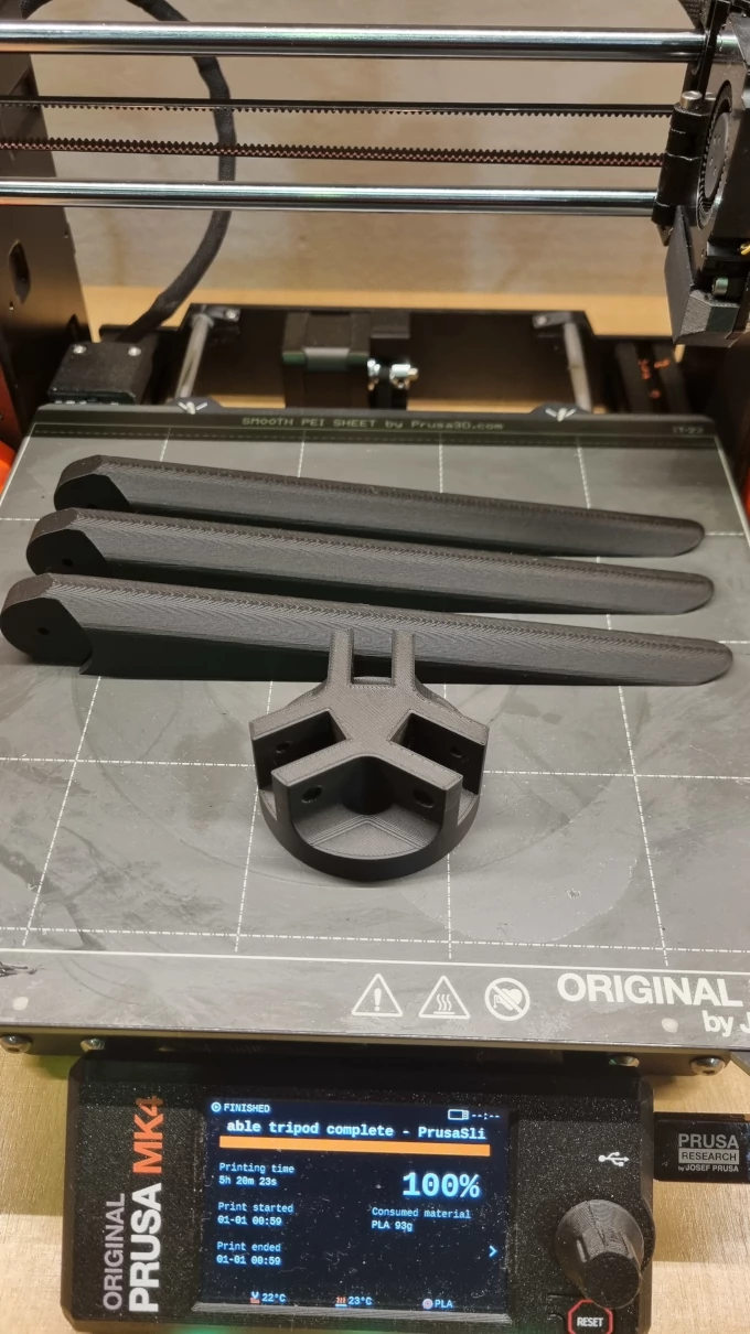 3D printed Tripod